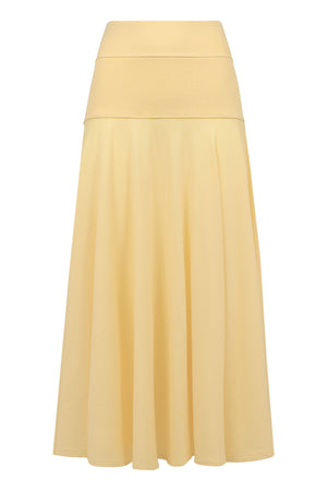 A-line midi skirt-0